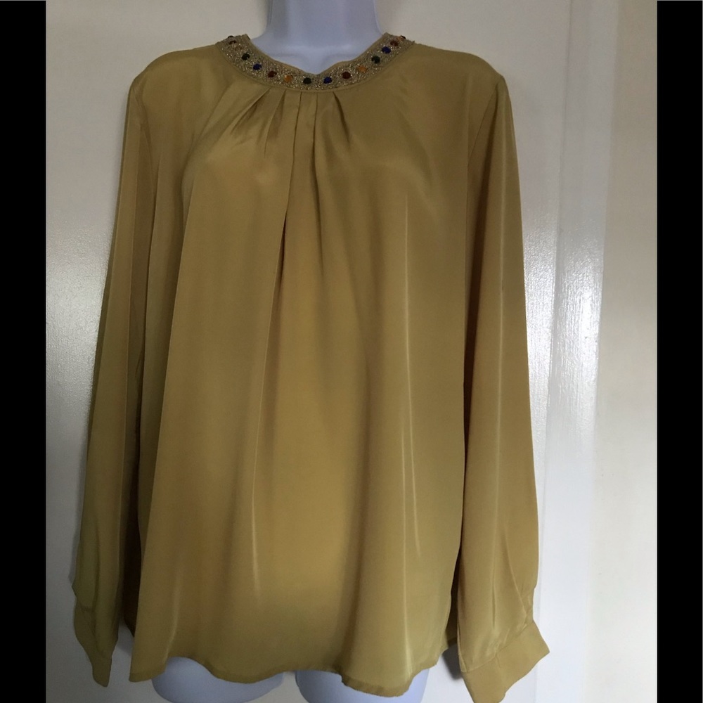 Vintage CLAUDIA  BARNES , size 14 (fits M-L)blouse